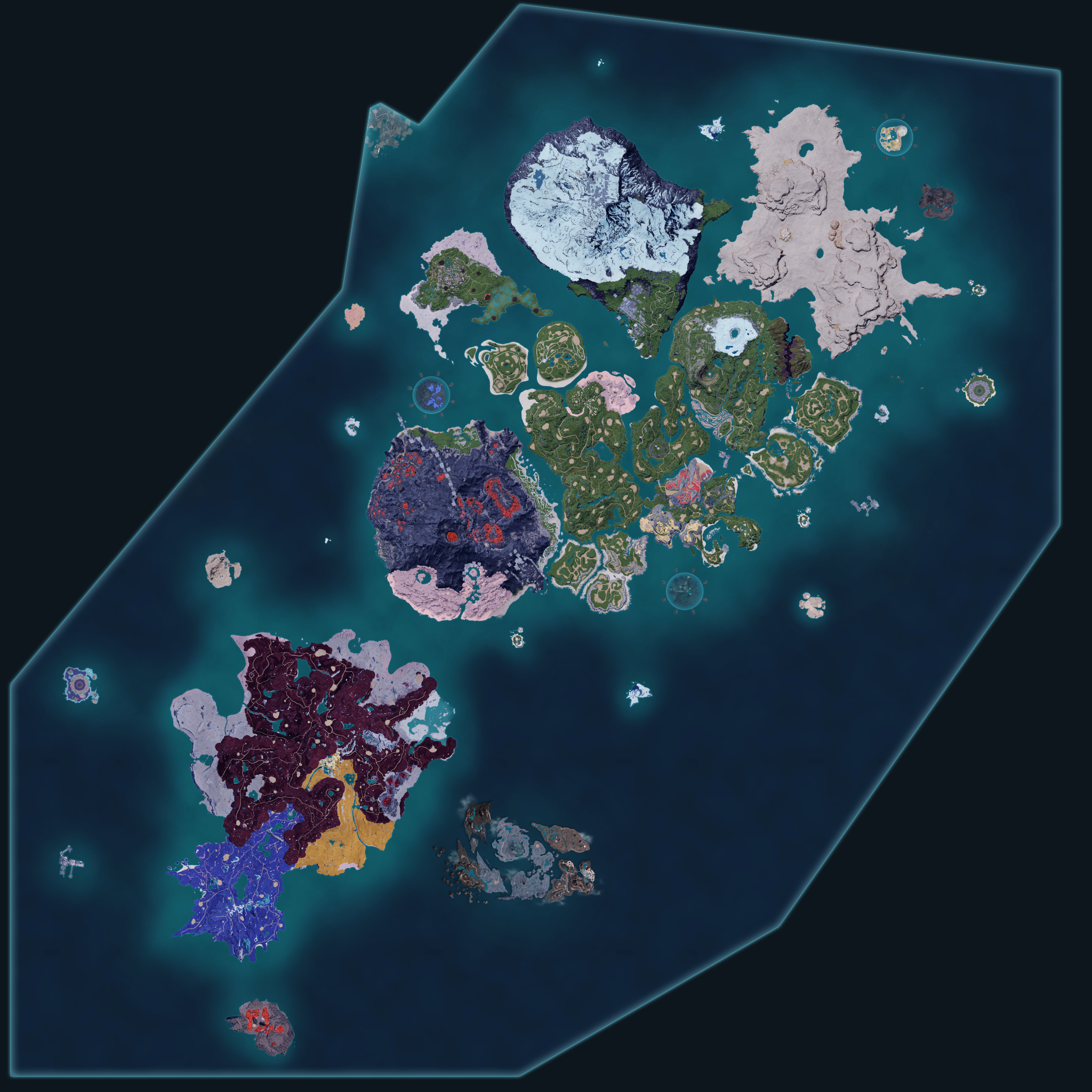 carte : Îles Palpagos