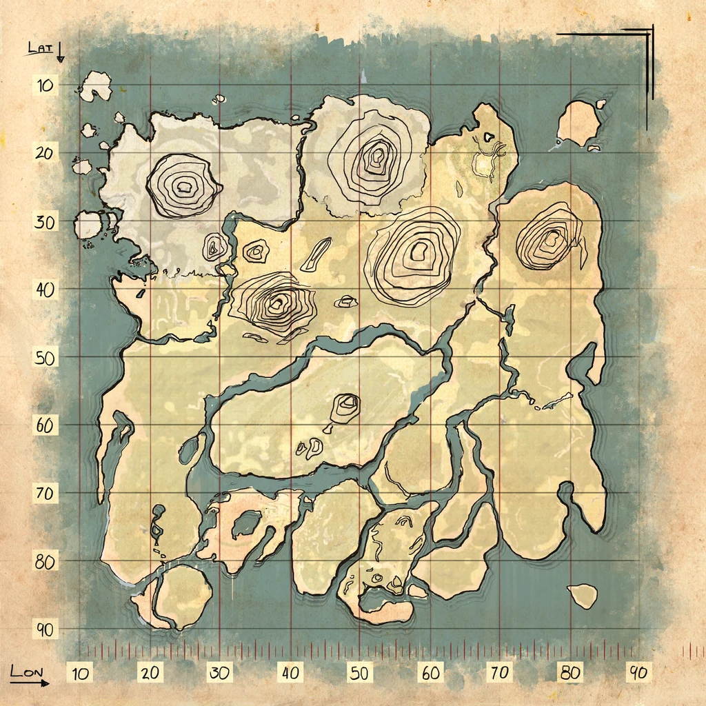 carte de The Island